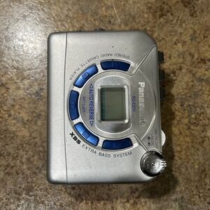 Panasonic RQ-E25V Stereo Radio Cassette Player AM/FM XBS Tested Works